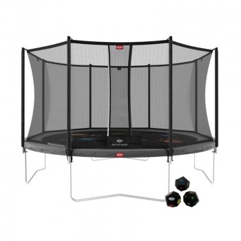 Спортивный батут BERG Favorit Regular 430 Grey Levels +защитная сетка Safety Net Comfort