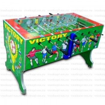 Настольный футбол «Victory» (жетоноприёмник, подсветка, защитное стекло)