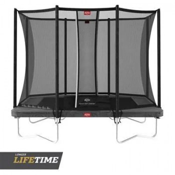 Батут BERG Ultim Favorit Regular 280 Grey + Safety Net Comfort