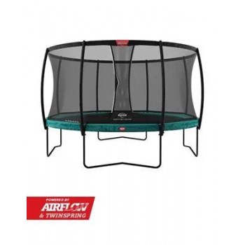 Батут с сетью BERG Elite Regular 330 Green + Safety Net Deluxe