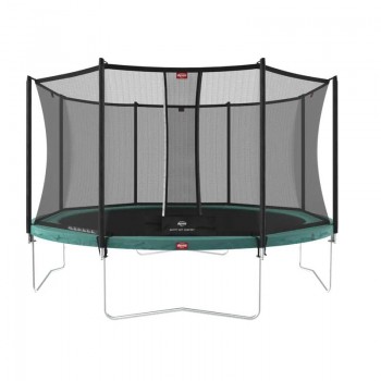 Батут BERG Favorit Green 380 + защитная сетка Safety Net Comfort
