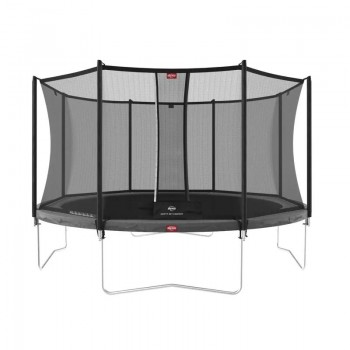 Батут BERG Favorit Grey 430 + защитная сетка Safety Net Comfort