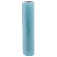 Коврик для йоги FM-201, TPE, 173x61x0,6 см, мятный/серый