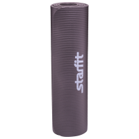 Коврик для йоги FM-301, NBR, 183x58x1,0 см, серый