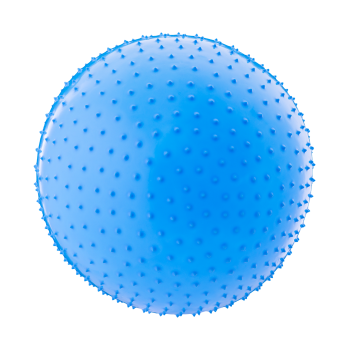 Мяч гимнастический массажный GB-301 55 см, антивзрыв, синий